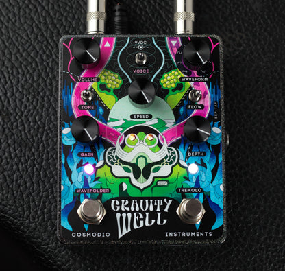 Cosmodio Gravity Well Pedal Analógico Tremolo Wavefolder