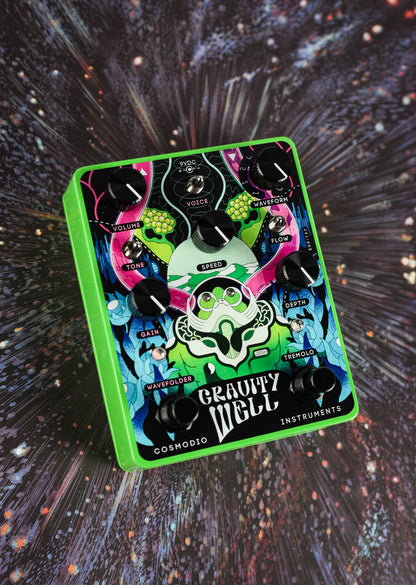 Cosmodio Gravity Well Pedal Analógico Tremolo Wavefolder