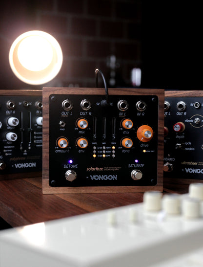 Vongon Solarfaze – Pedal Saturación multibanda y detune estéreo