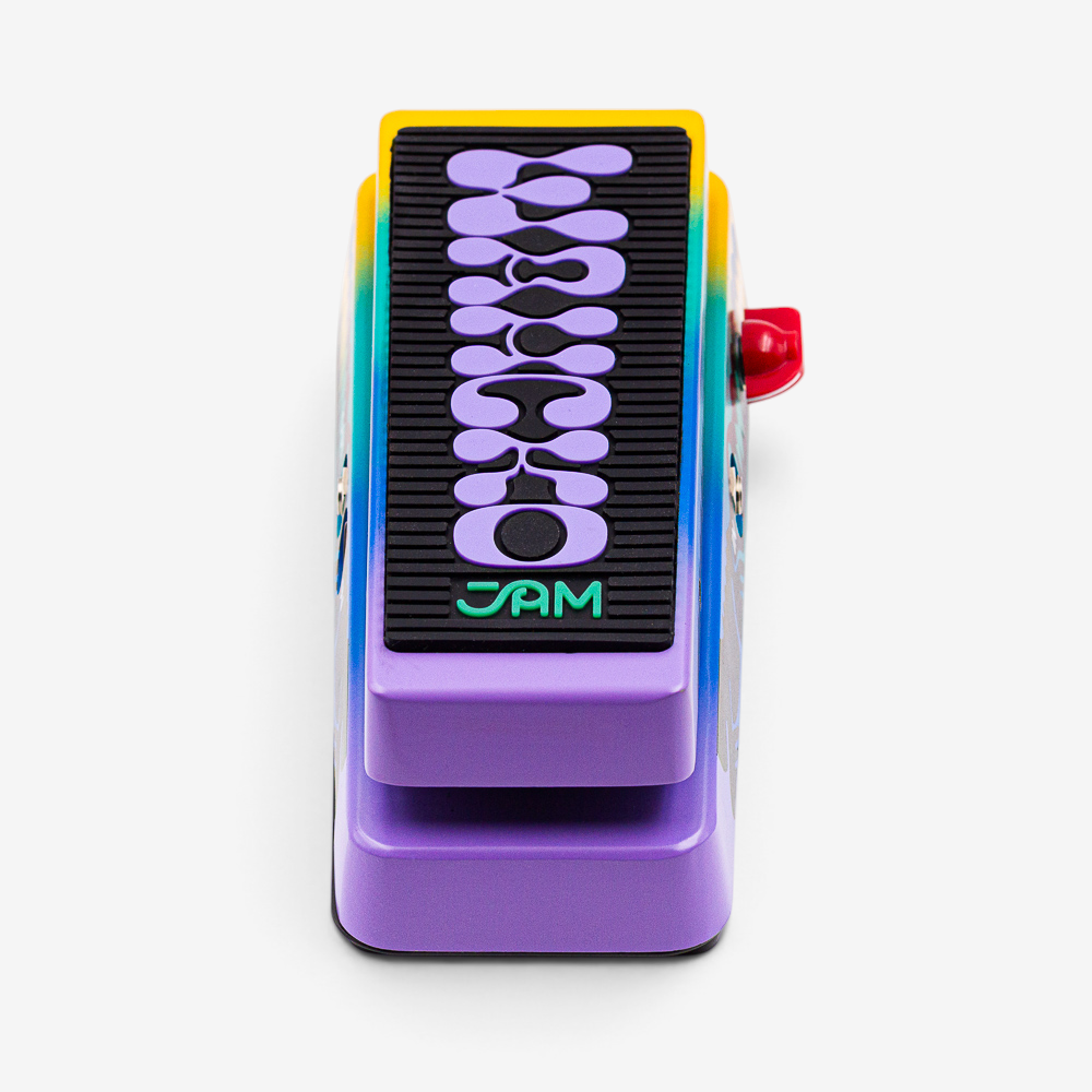 JAM Pedals Wahcko mk.2 en vista frontal desde la punta morada