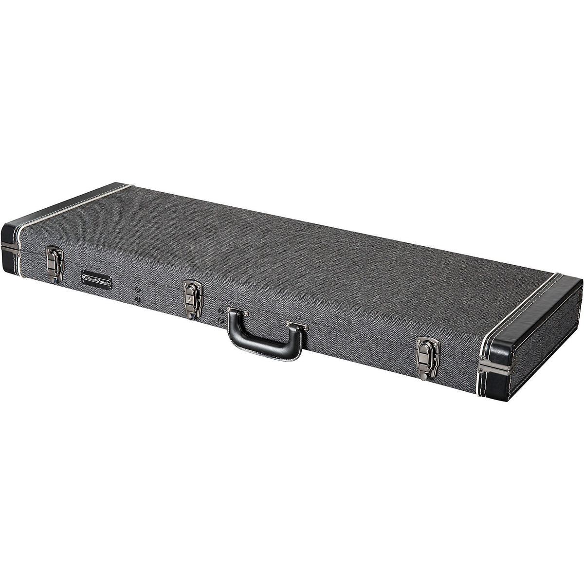 Estuche Road Runner Boulevard Series acostado, cerrado, mostrando manilla y cierres