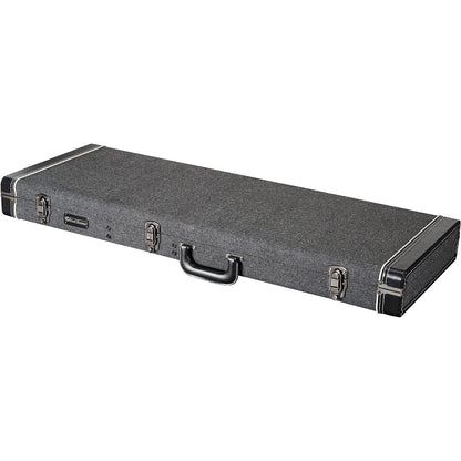 Estuche Road Runner Boulevard Series acostado, cerrado, mostrando manilla y cierres