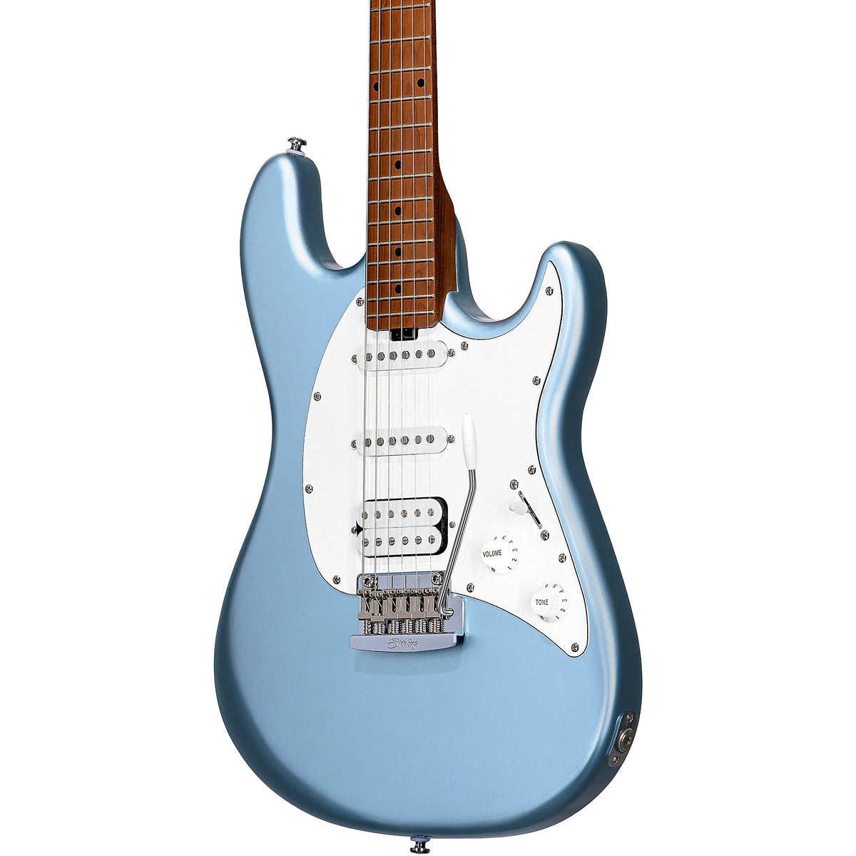 Sterling by Music Man Cutlass CT50HSS Firemist Silver - ángulo