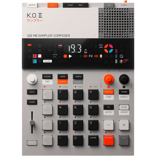 Teenage Engineering EP-133 K.O. II 128 MB vista frontal