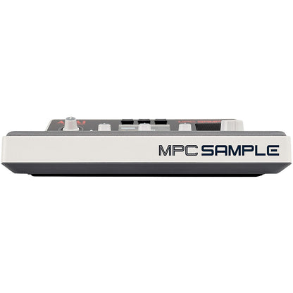 Akai MPC Sample vista frontal del borde con el logo