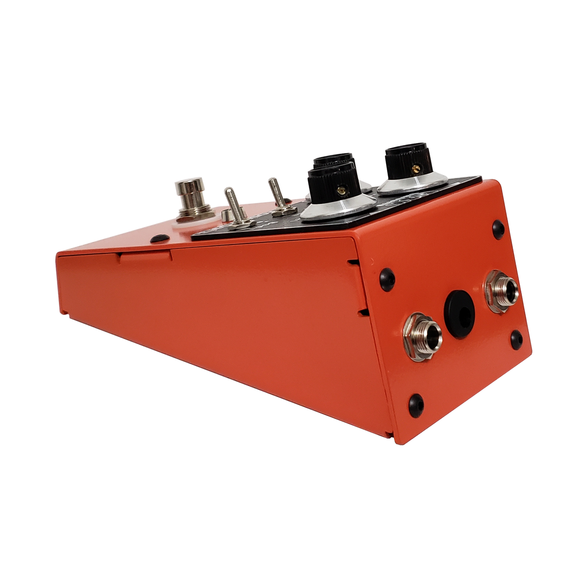 Fish Circuits Model One overdrive — vista trasera de conexiones