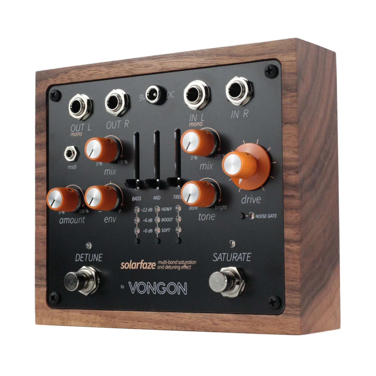 Vongon Solarfaze – Pedal Saturación multibanda y detune estéreo