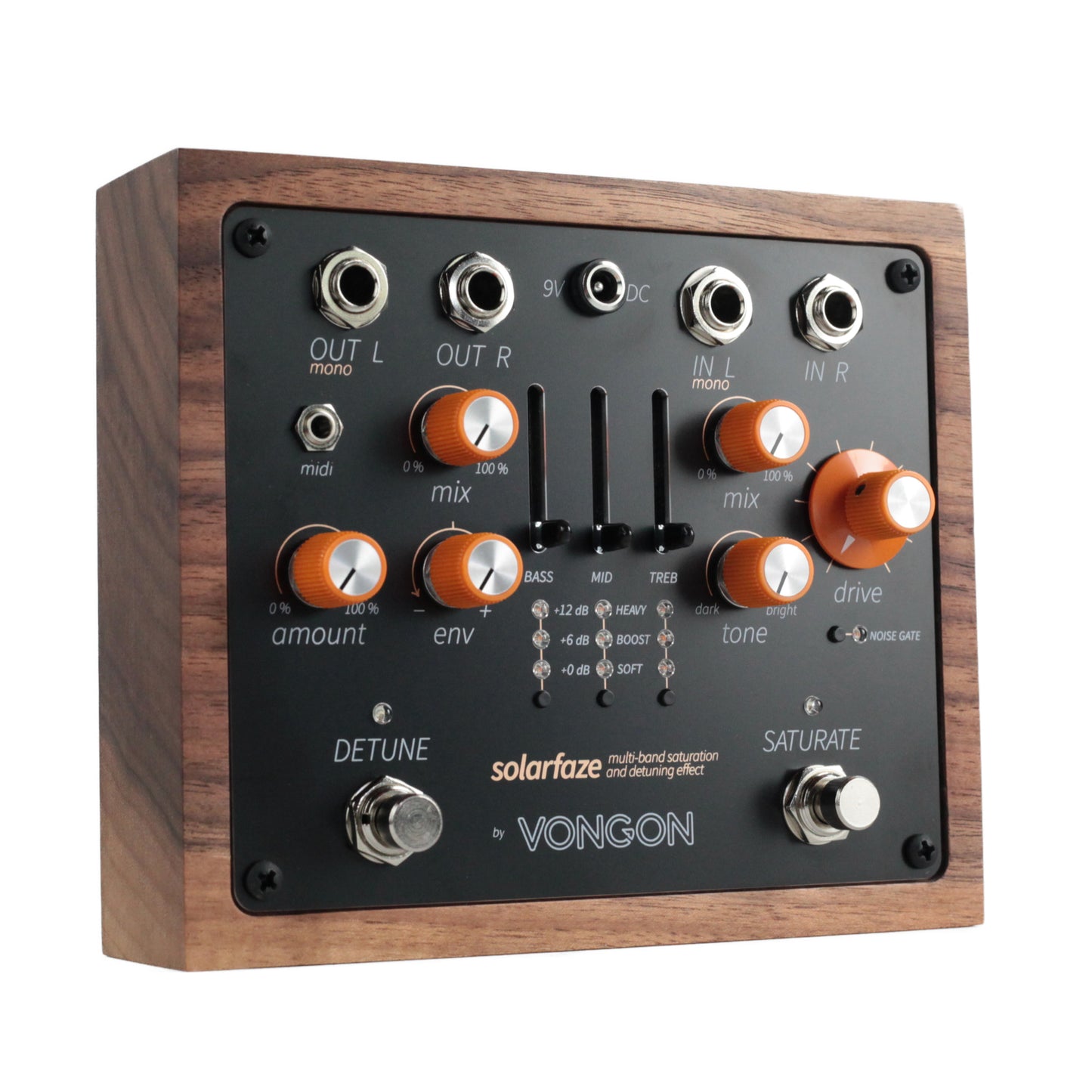Vongon Solarfaze – Pedal Saturación multibanda y detune estéreo