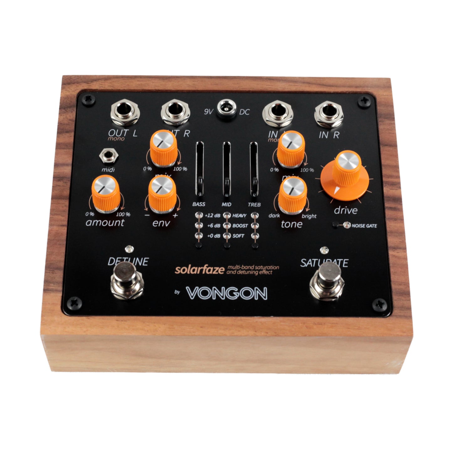 Vongon Solarfaze – Pedal Saturación multibanda y detune estéreo