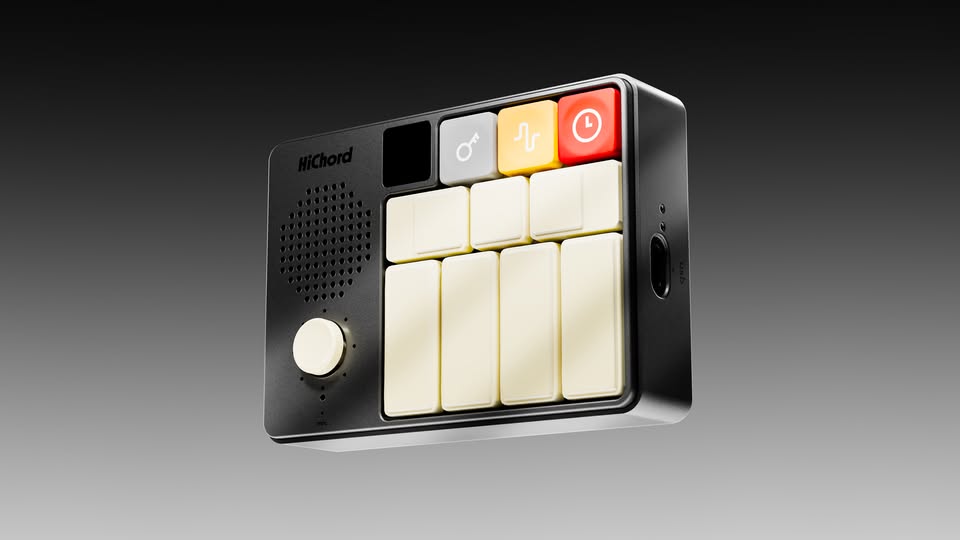 HiChord Jet Black — primer plano de detalle