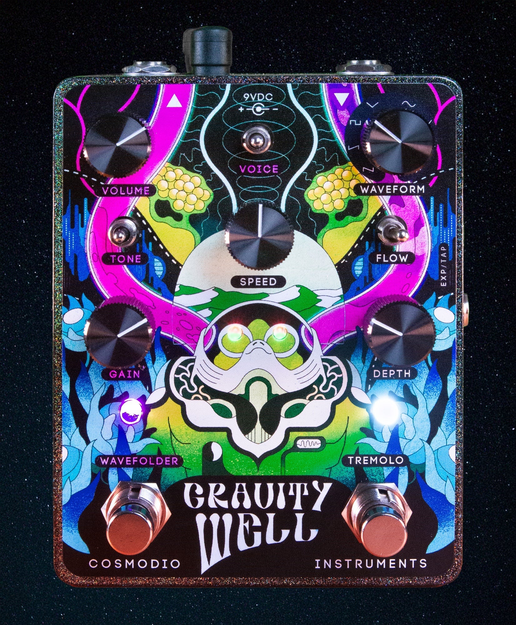 Cosmodio Gravity Well en contexto – setup de estudio