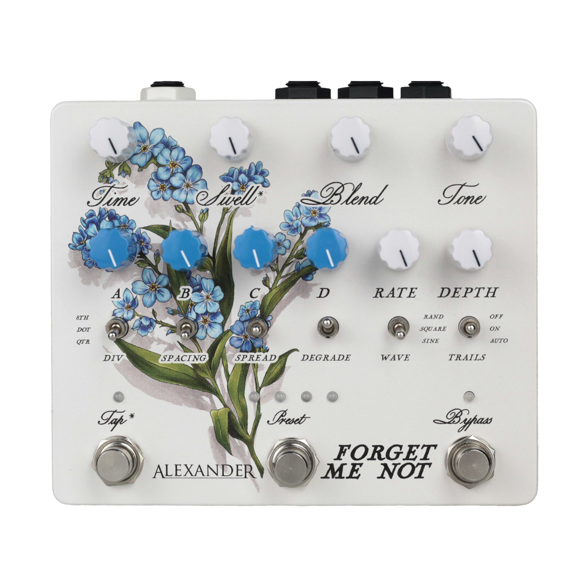 Alexander Pedals Forget Me Not vista frontal