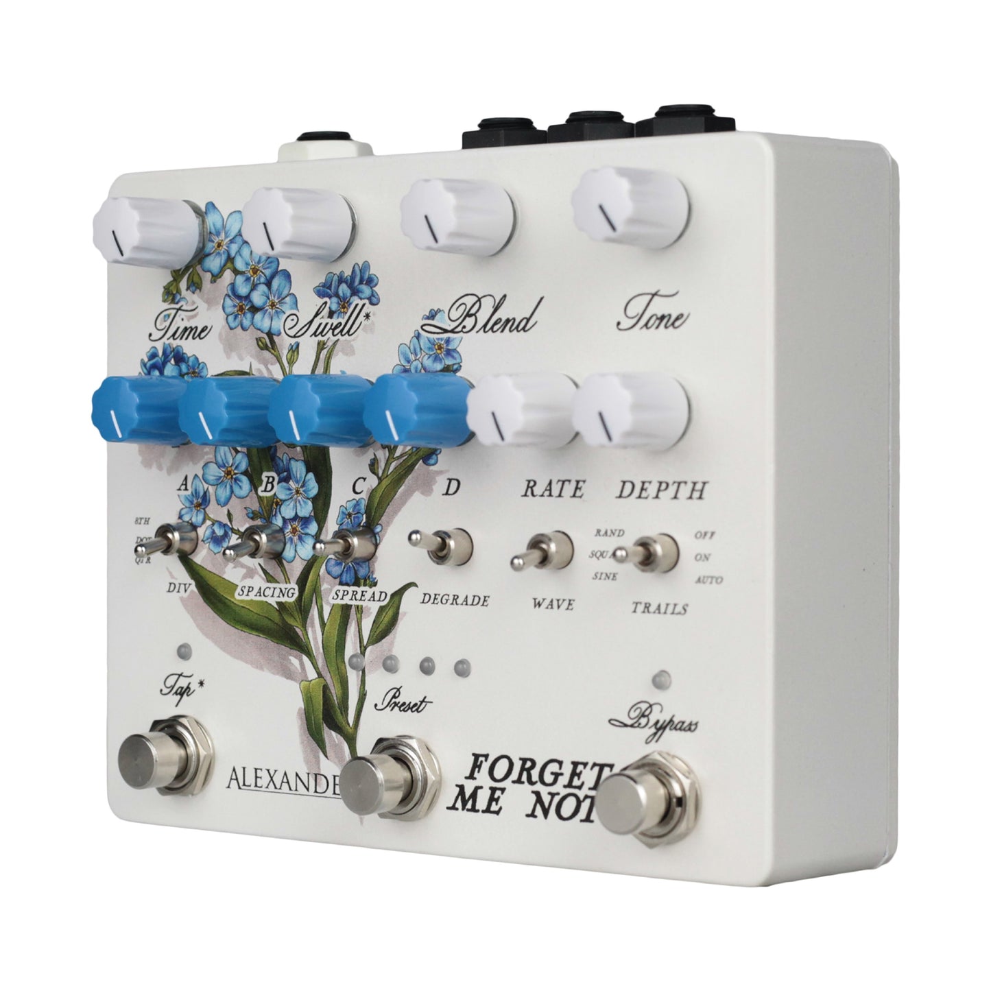 Alexander Pedals Forget Me Not vista en ángulo