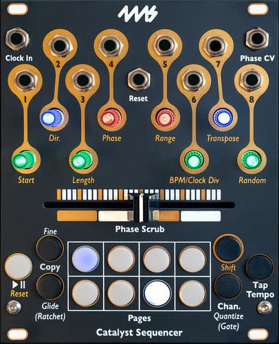 Panel del 4ms Catalyst Sequencer