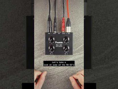 Franklin Audio Ra-20 | Re Amplificador Estéreo De Estudio