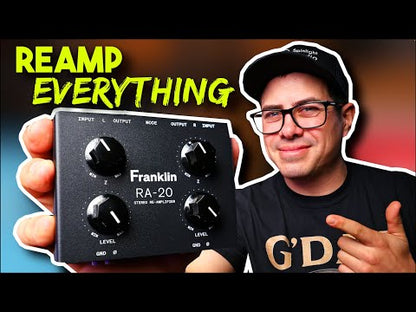 Franklin Audio Ra-20 | Re Amplificador Estéreo De Estudio