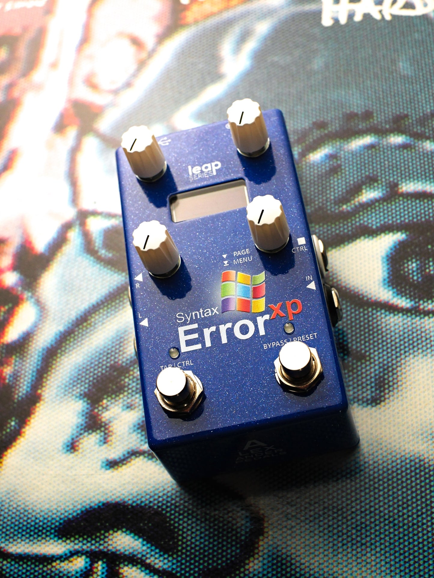 Alexander Pedals Syntax Error XP detalle de controles