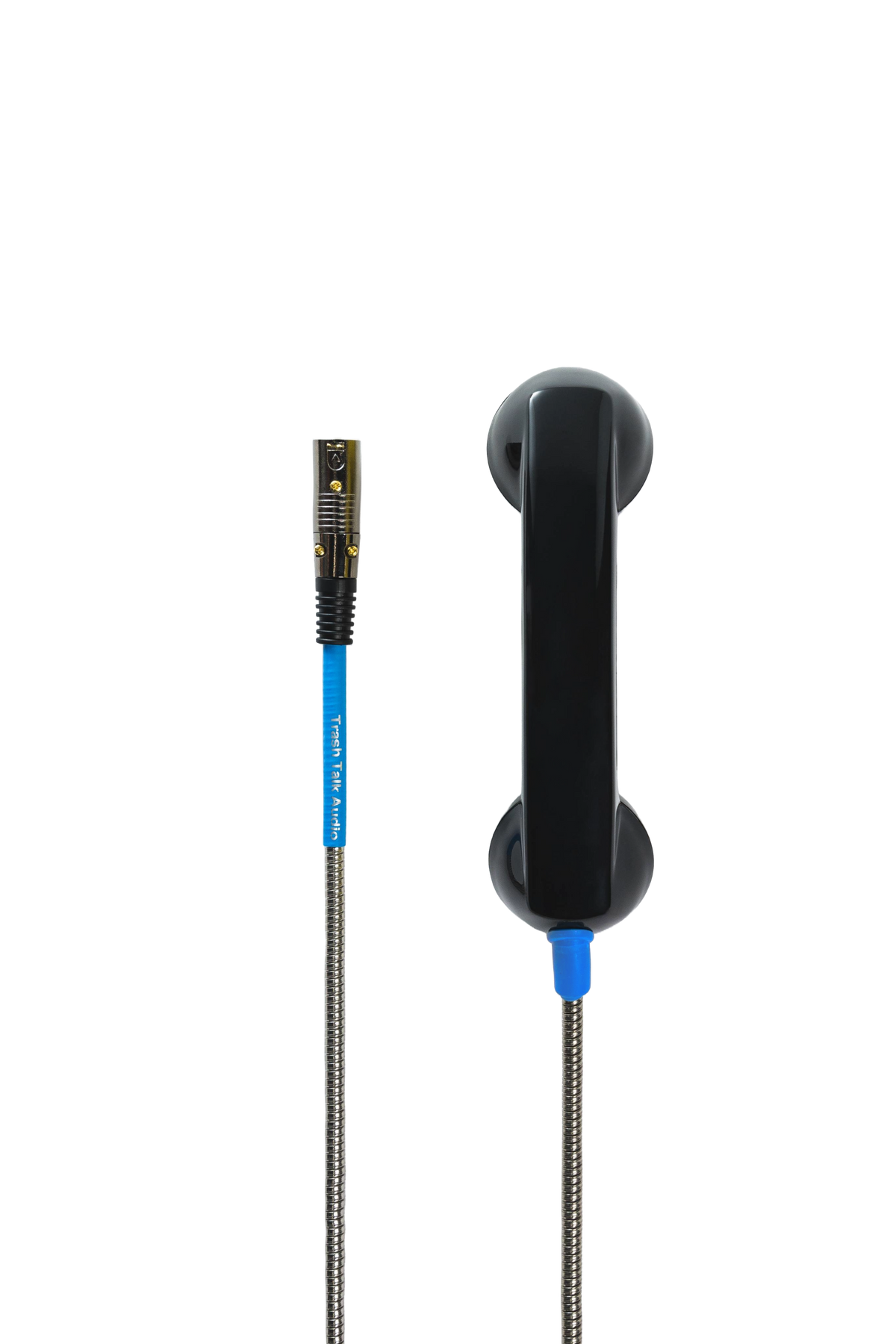 Trash Talk Audio Payphone Mic negro, vista lateral