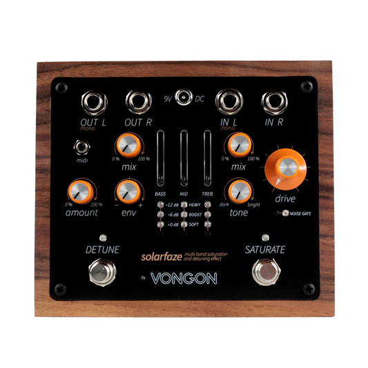 Vongon Solarfaze – Pedal Saturación multibanda y detune estéreo